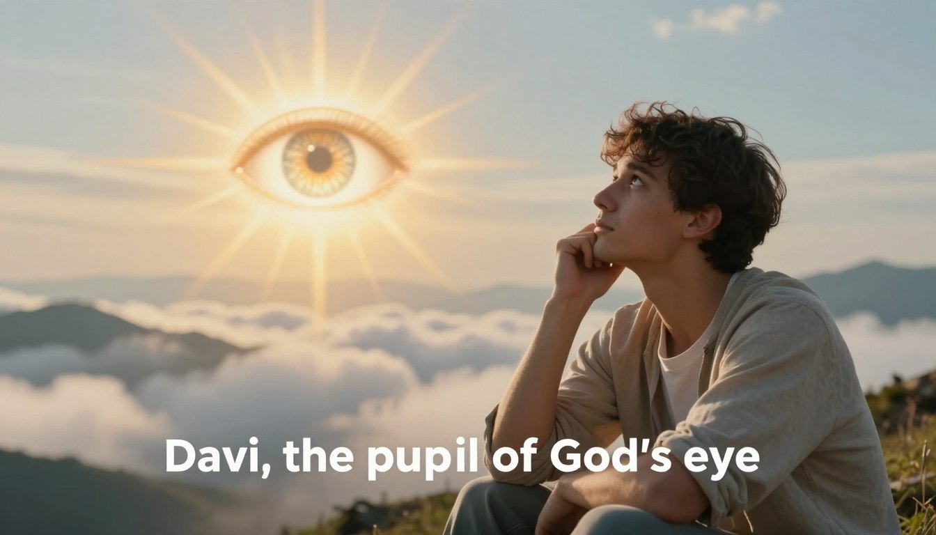 Davi a pupila dos olhos de deus